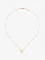 Colgante de oro rosa de 18K con letra M