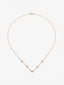 Colgante con estrellas de oro rosa de 18kt con diamantes
