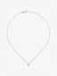Colgante de oro blanco de 18kt con diamantes