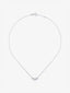 Colgante de oro blanco de 18K con diamantes en talla brillante de 0,29 cts y forma de estrellas