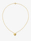 Colgante de oro amarillo de 18K con 29 diamantes en talla brillante con un total de 0,25 cts y forma de tigre