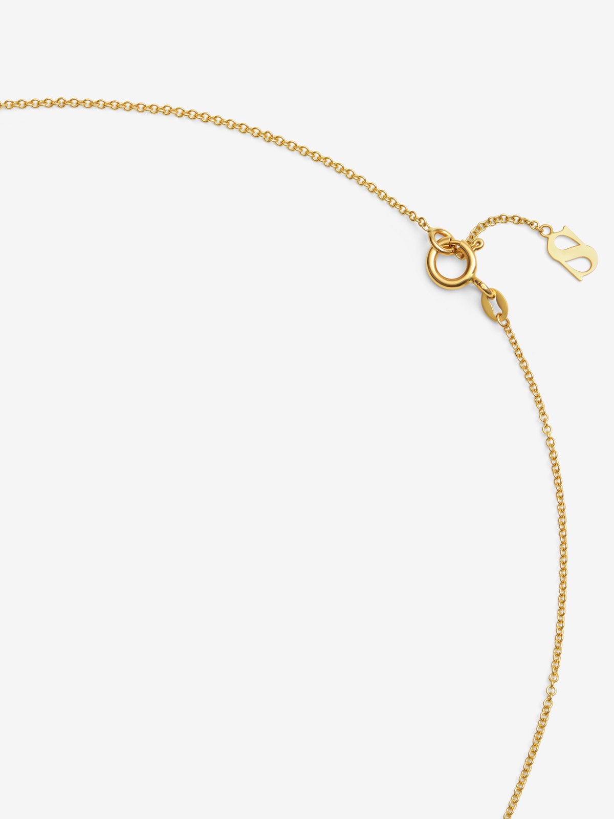 Colgante de oro amarillo de 18K con diamante de 0,03 cts y motivos de esferas