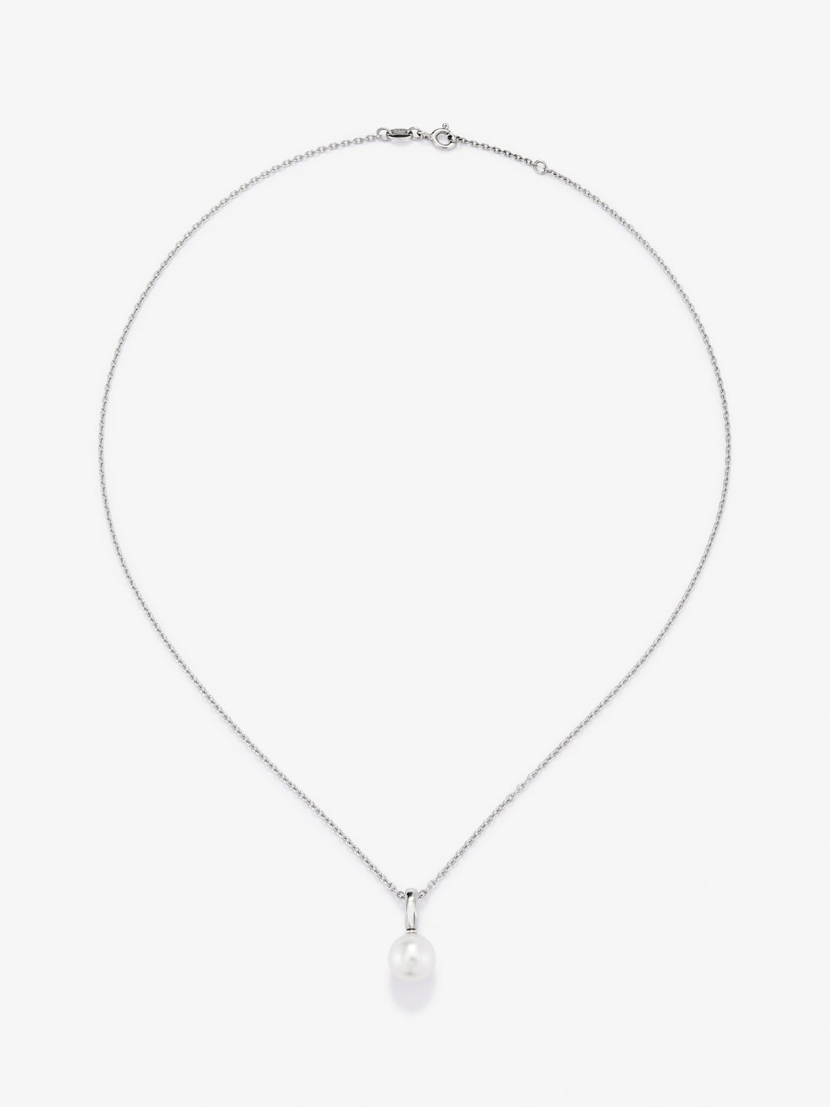 Colgante de cadena de plata 925 con perla australiana de 8,5 mm