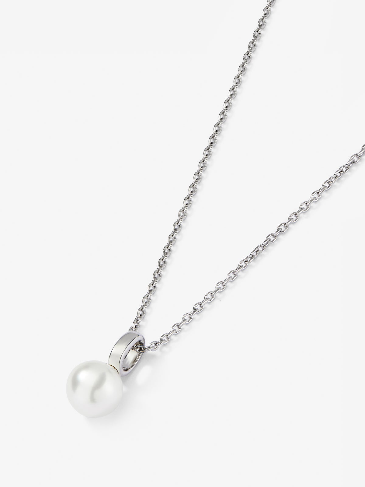 Colgante de cadena de plata 925 con perla australiana de 8,5 mm
