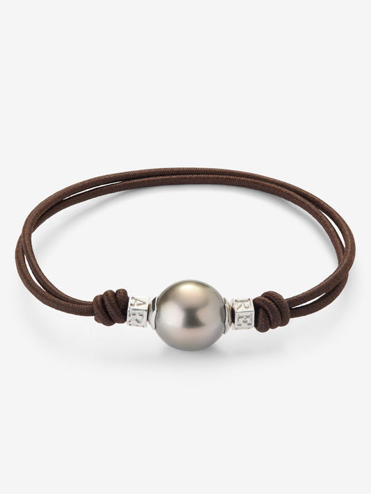 Pulsera one con perla tahití y detalles de plata 925