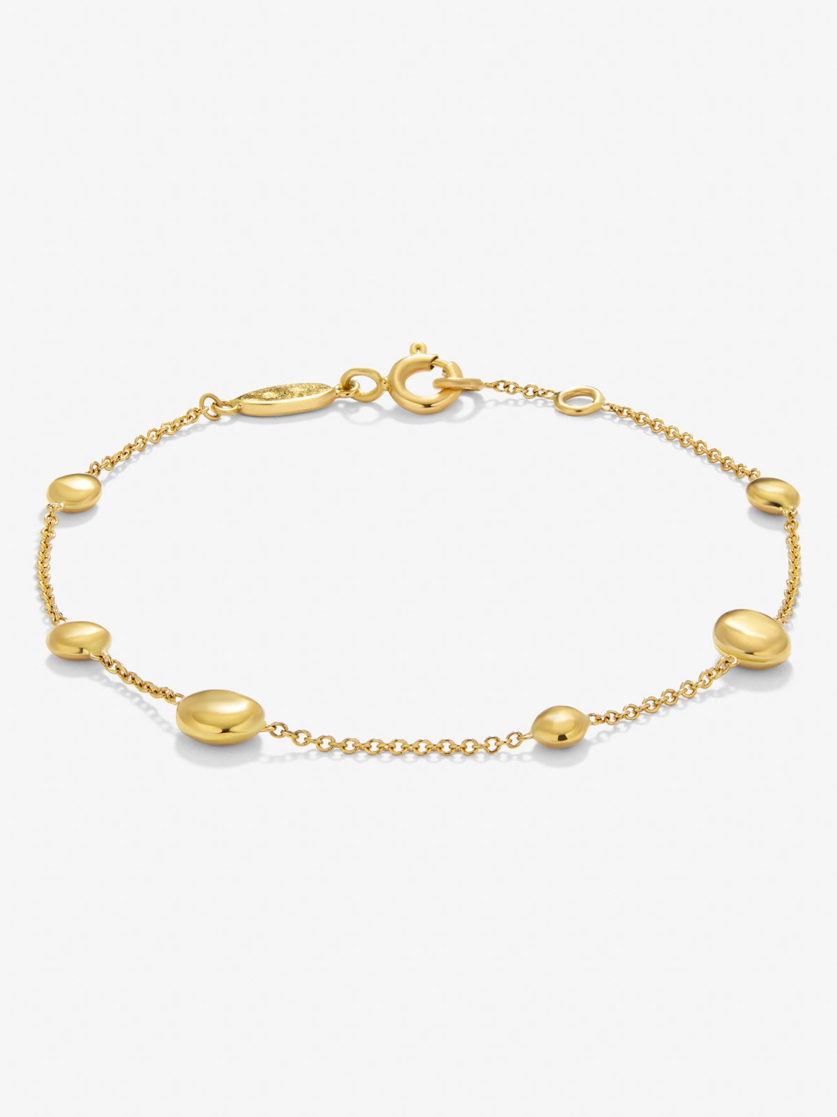 Pulsera de oro rosa de 18K