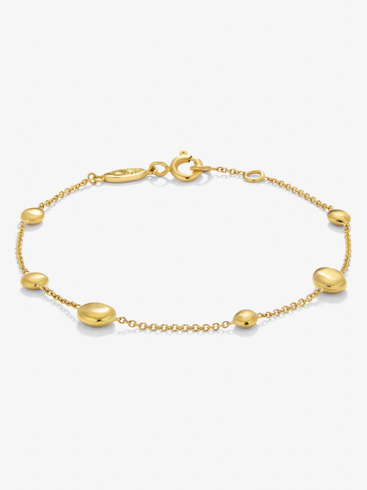 Pulsera de oro rosa de 18K