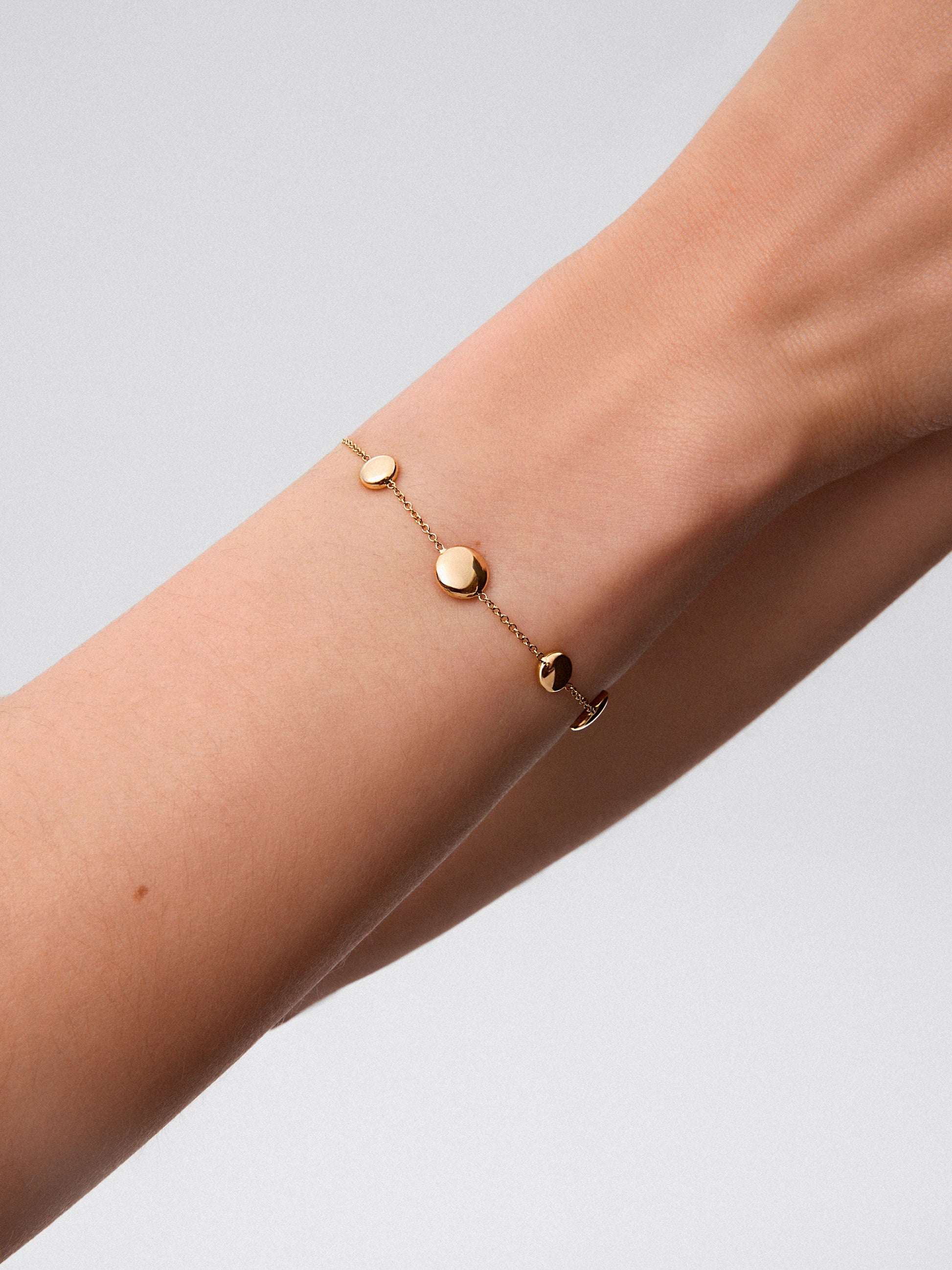 Pulsera de oro amarillo de 18K