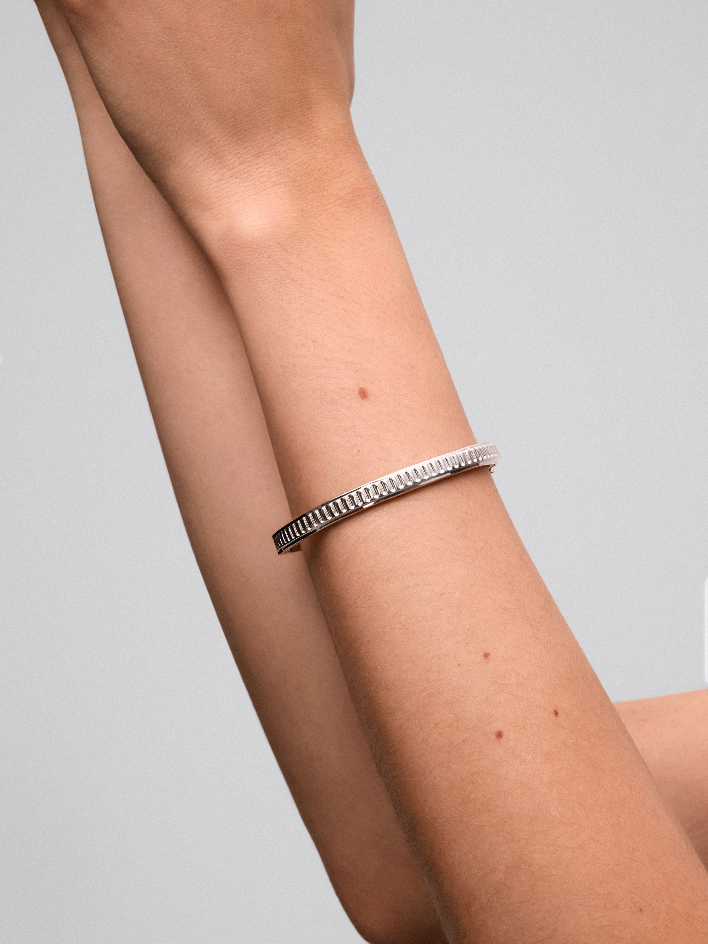 Pulsera rígida de plata 925 talla 19