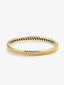 Pulsera rígida de oro amarillo de 18K con 123 diamantes en talla brillante con un total de 0,3 cts
