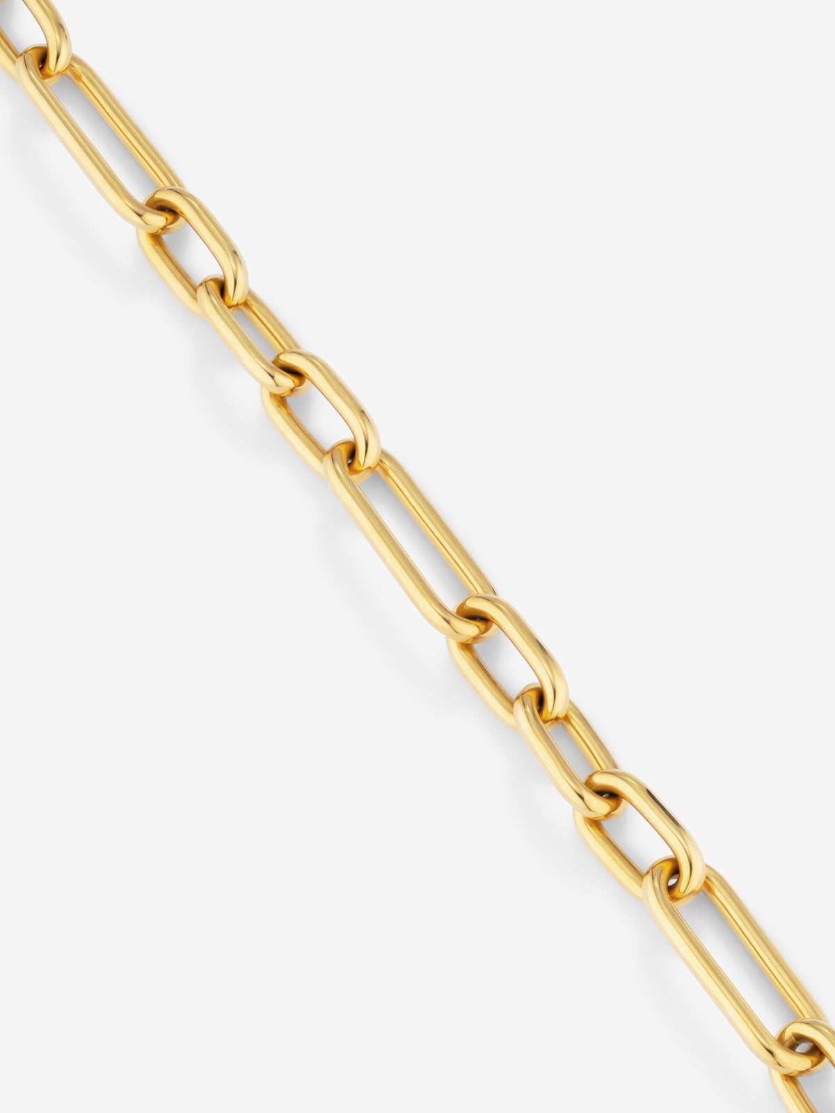 Pulsera eslabones grande oro amarillo de 18K