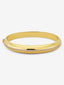Pulsera rígida de oro amarillo de 18K con pavé de diamantes en talla brillante