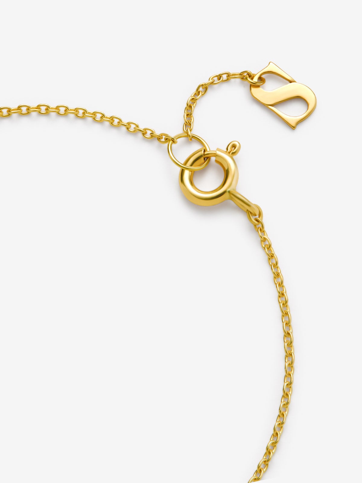 Pulsera cadena eslabón mini de oro amarillo de 18K con pavé de diamantes