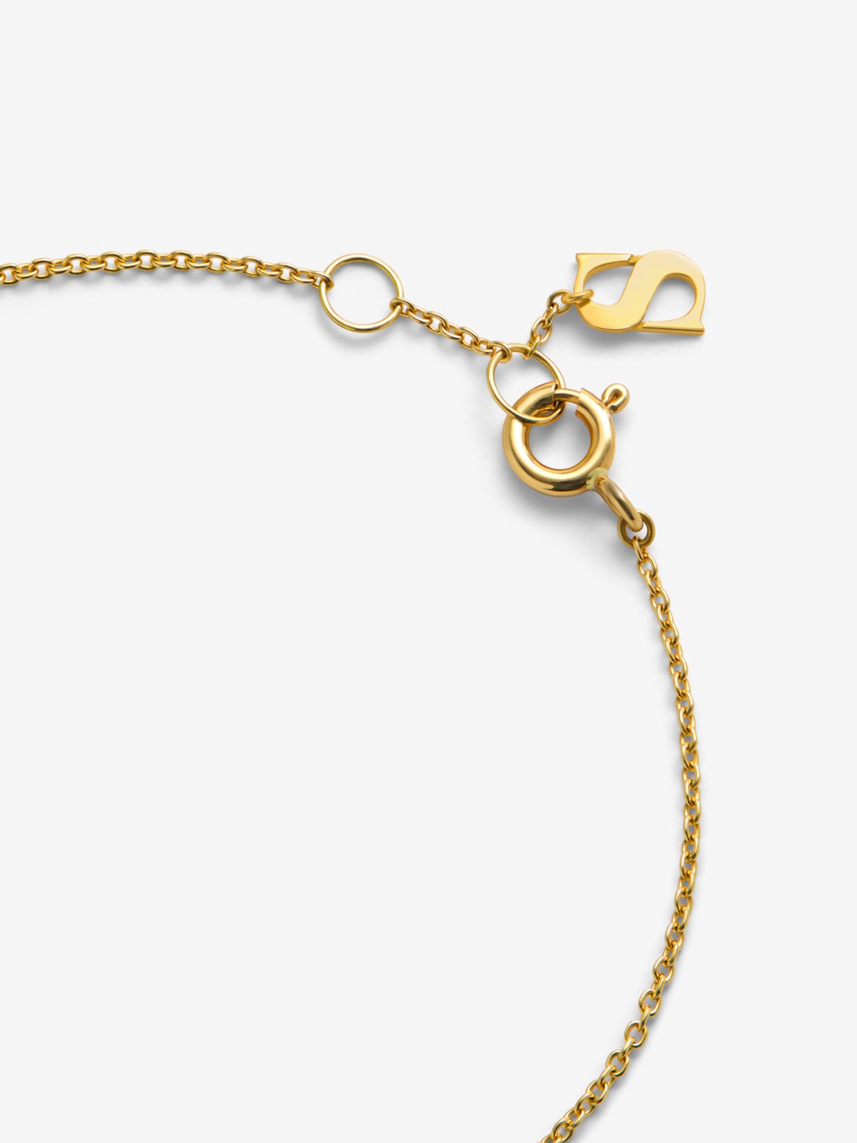 Pulsera de oro amarillo de 18K con diamante en talla brillante de 0,25 cts