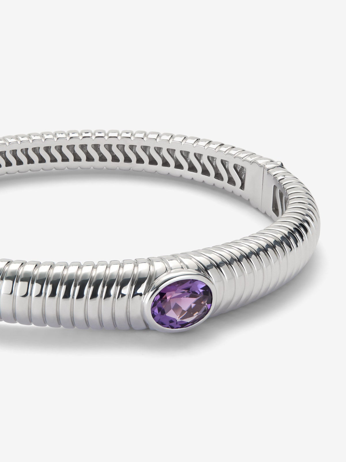 Pulsera de plata 925 con amatista morada
