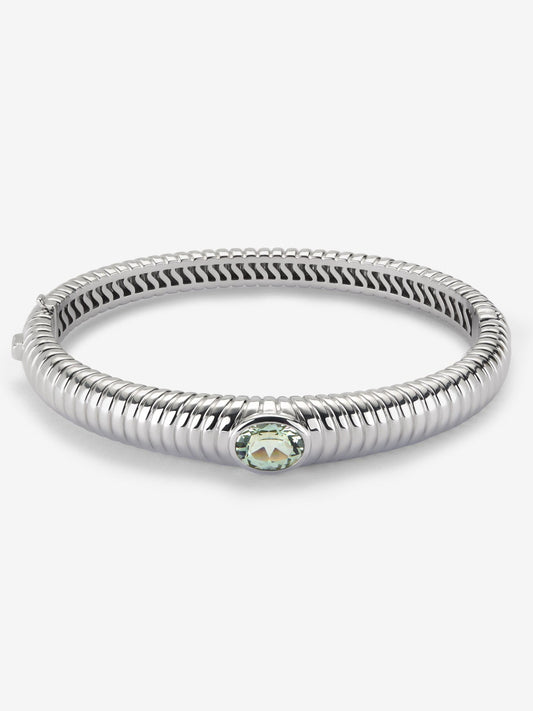 Pulsera de plata 925 con amatista verde