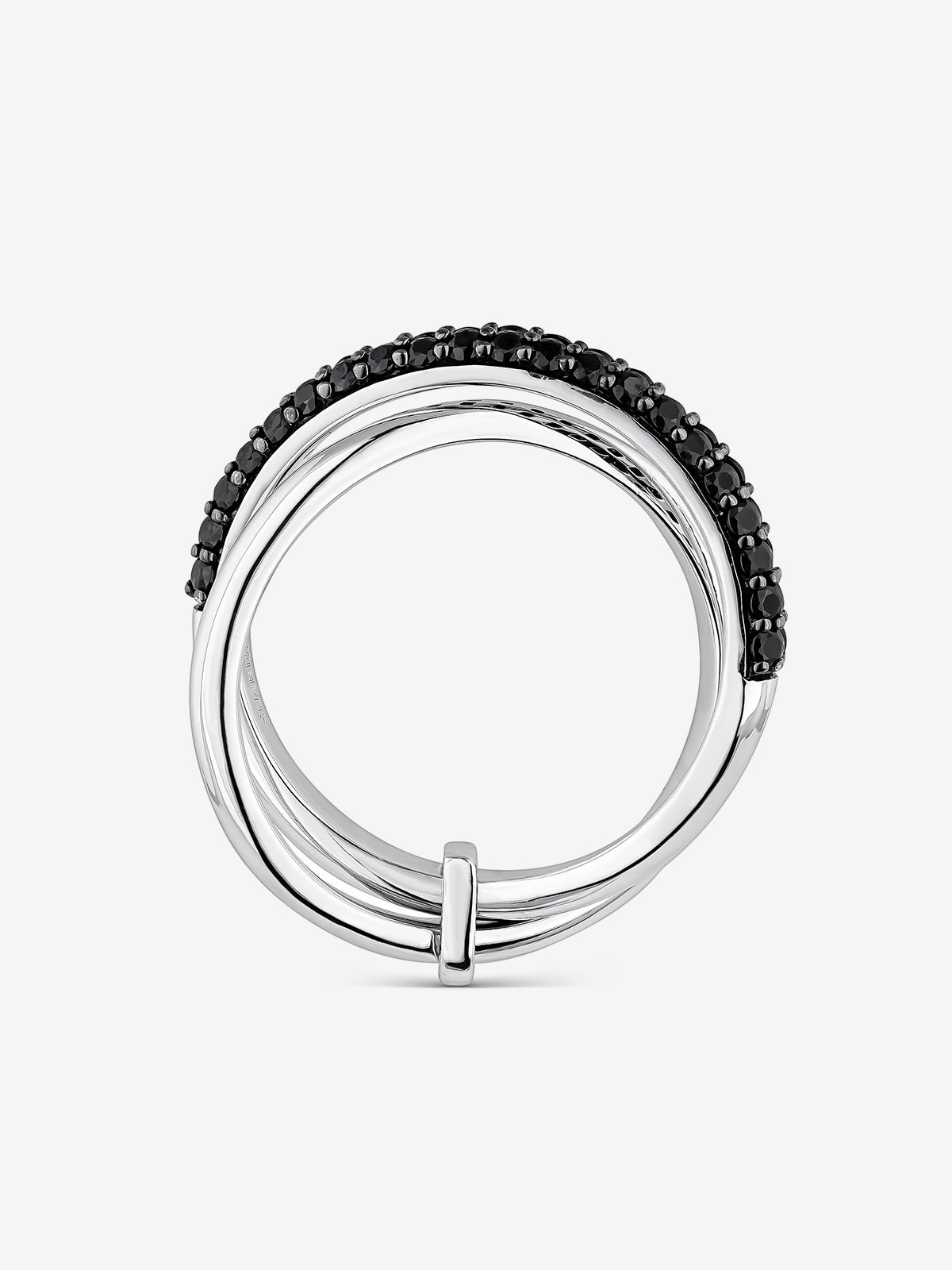 Anillo de plata con espinelas