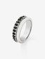 Anillo de plata 925 con 15 espinelas en talla brillante