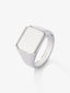 Anillo de sello grande de plata 925