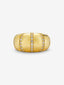 Anillo de oro amarillo de 18K con pavé de diamantes en talla brillante