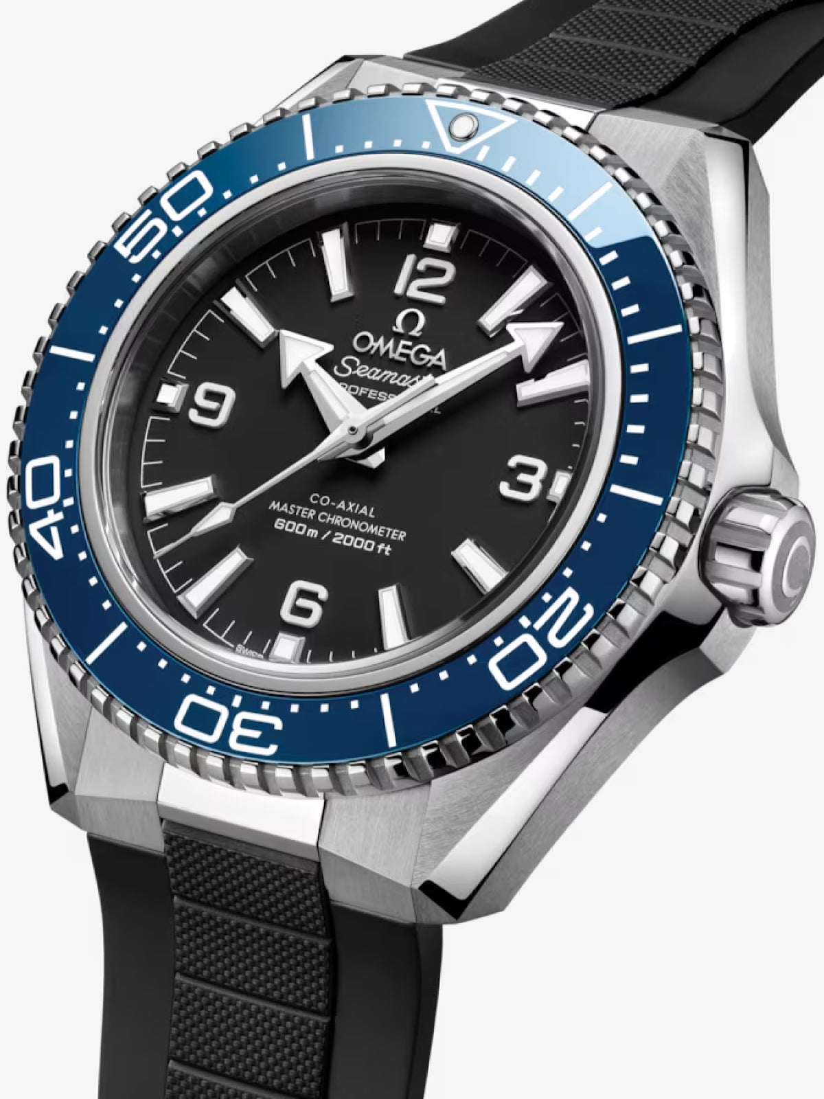 Seamaster Planet Ocean 600M 42 mm, acero con pulsera de caucho