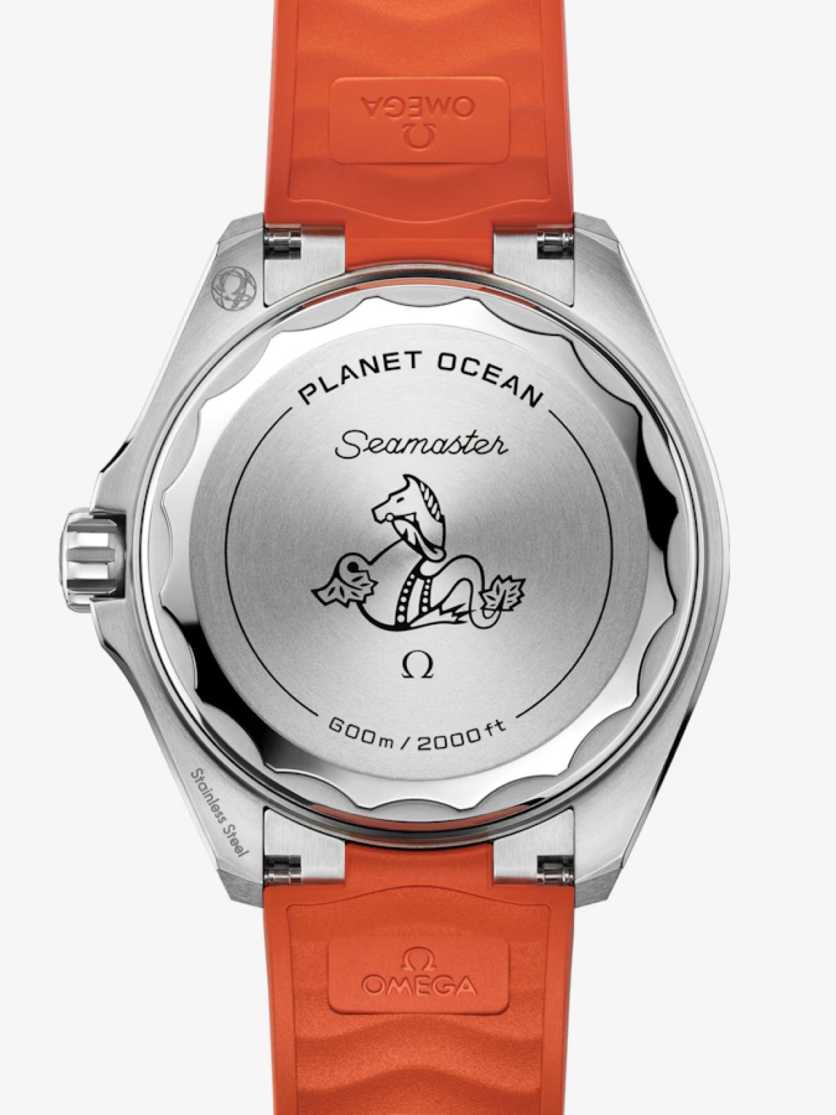 Seamaster Planet Ocean 600M 42 mm, acero con pulsera de caucho