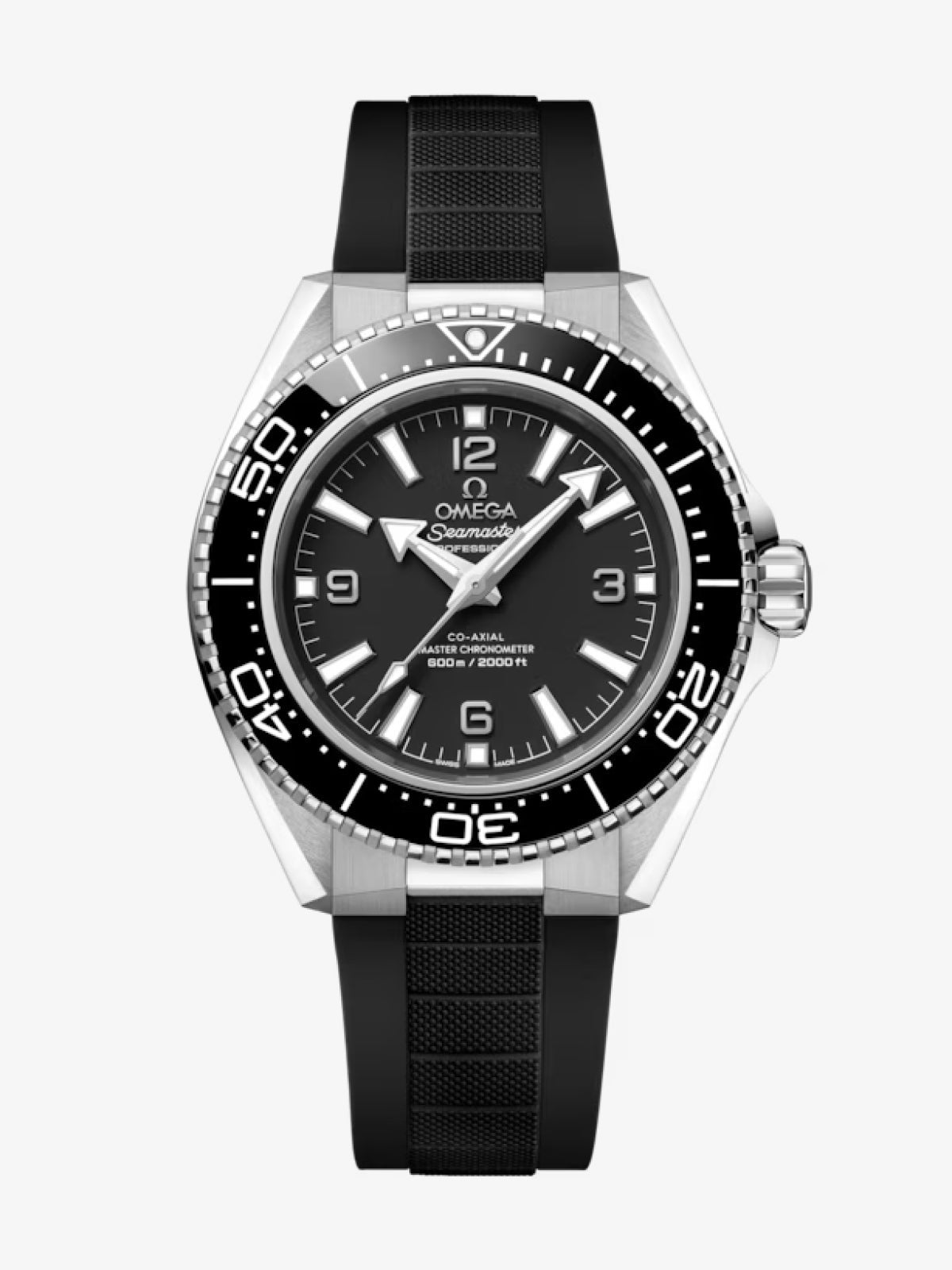 Seamaster Planet Ocean 600M 42 mm, acero con pulsera de caucho