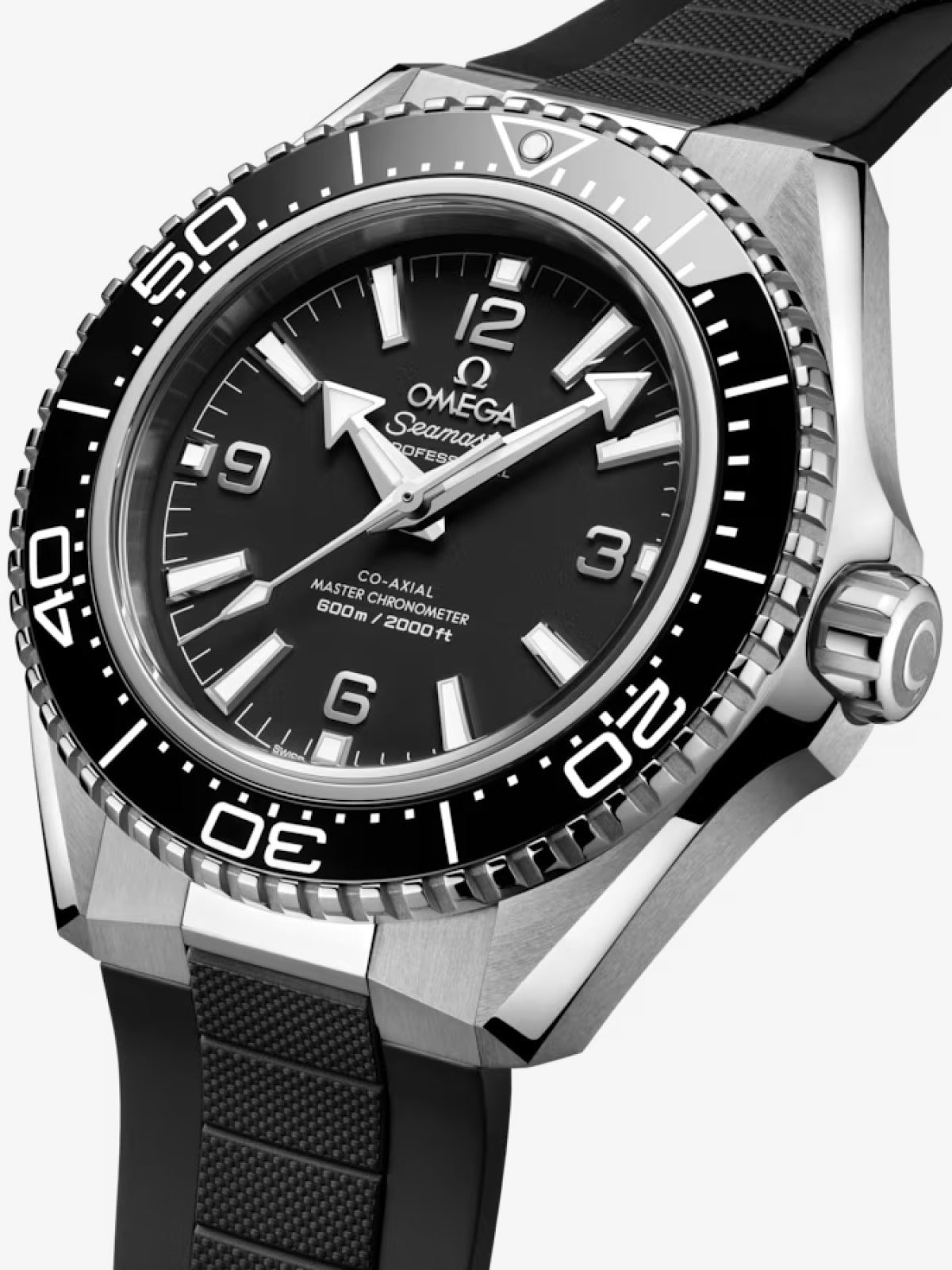 Seamaster Planet Ocean 600M 42 mm, acero con pulsera de caucho