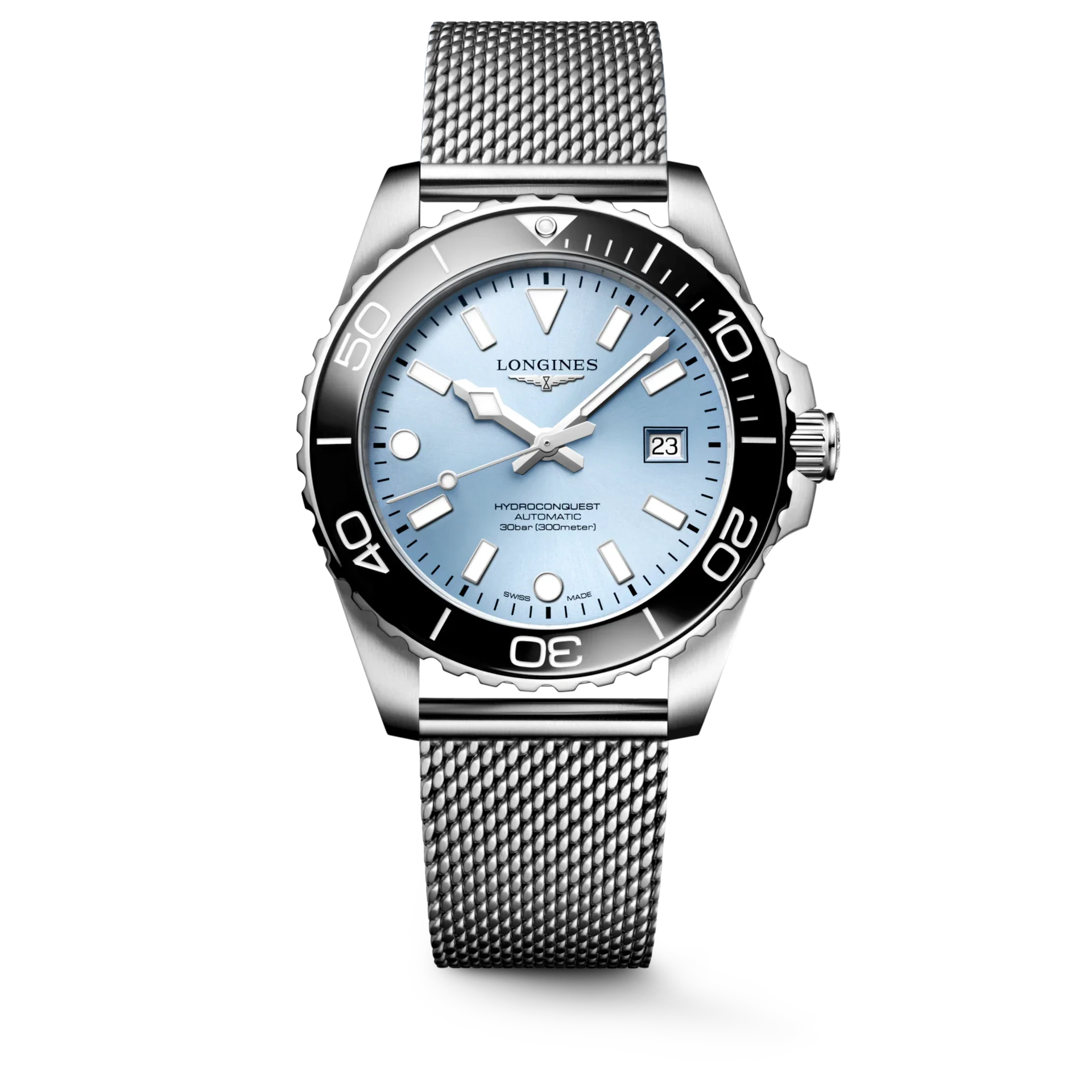 Reloj automático, Ø 42.00 mm, acero inoxidable y cerámica, L3.788.4.99.6