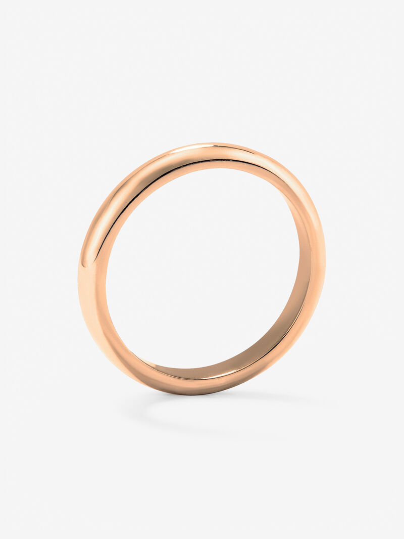 18K rose gold wedding ring image number 4