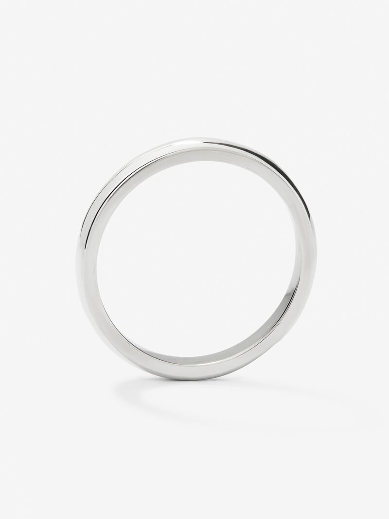 18K white gold wedding ring image number 4