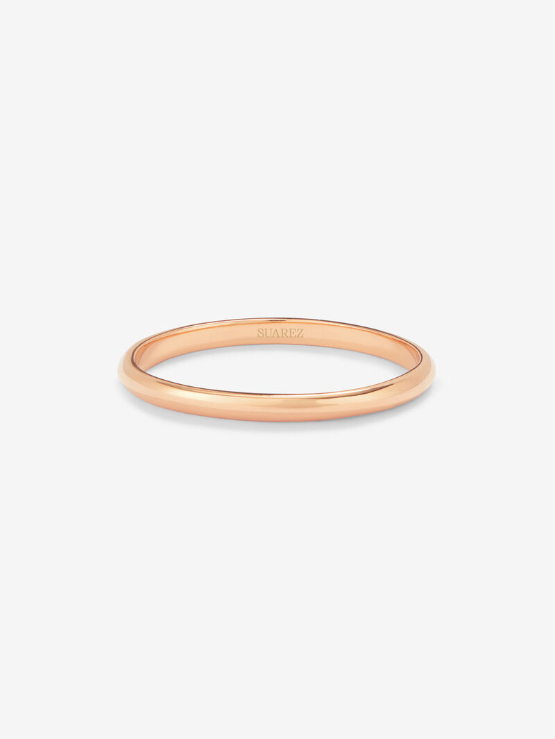 18K 1.7mm Rose Gold Commitment Ring image number 1