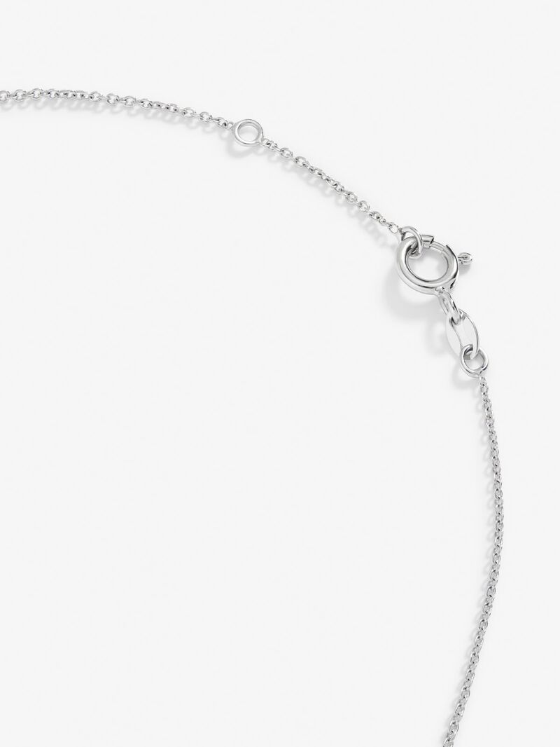 18K white gold pendant with 25 brilliant-cut diamonds with a total of 0.31 cts image number 4