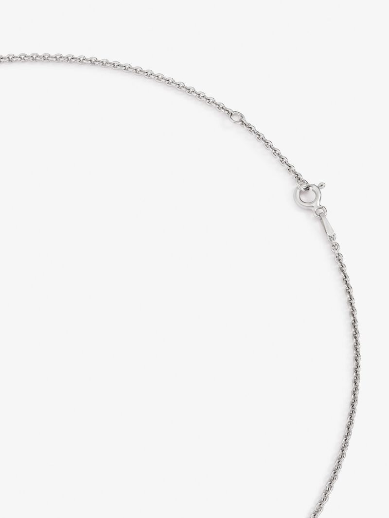 925 silver pendant with cushion-cut London blue topaz image number 4