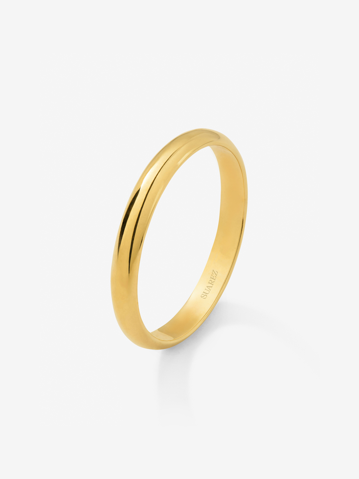 18K yellow gold wedding ring
