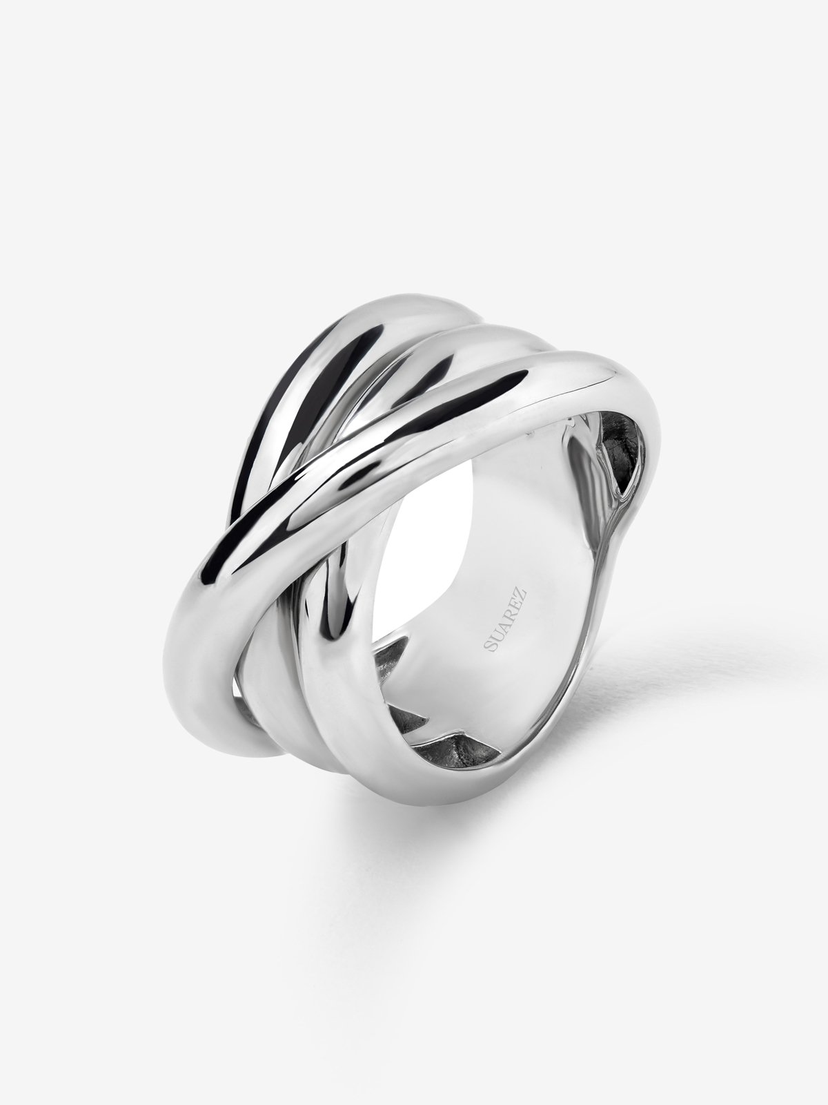 925 silver cross multi-arm ring