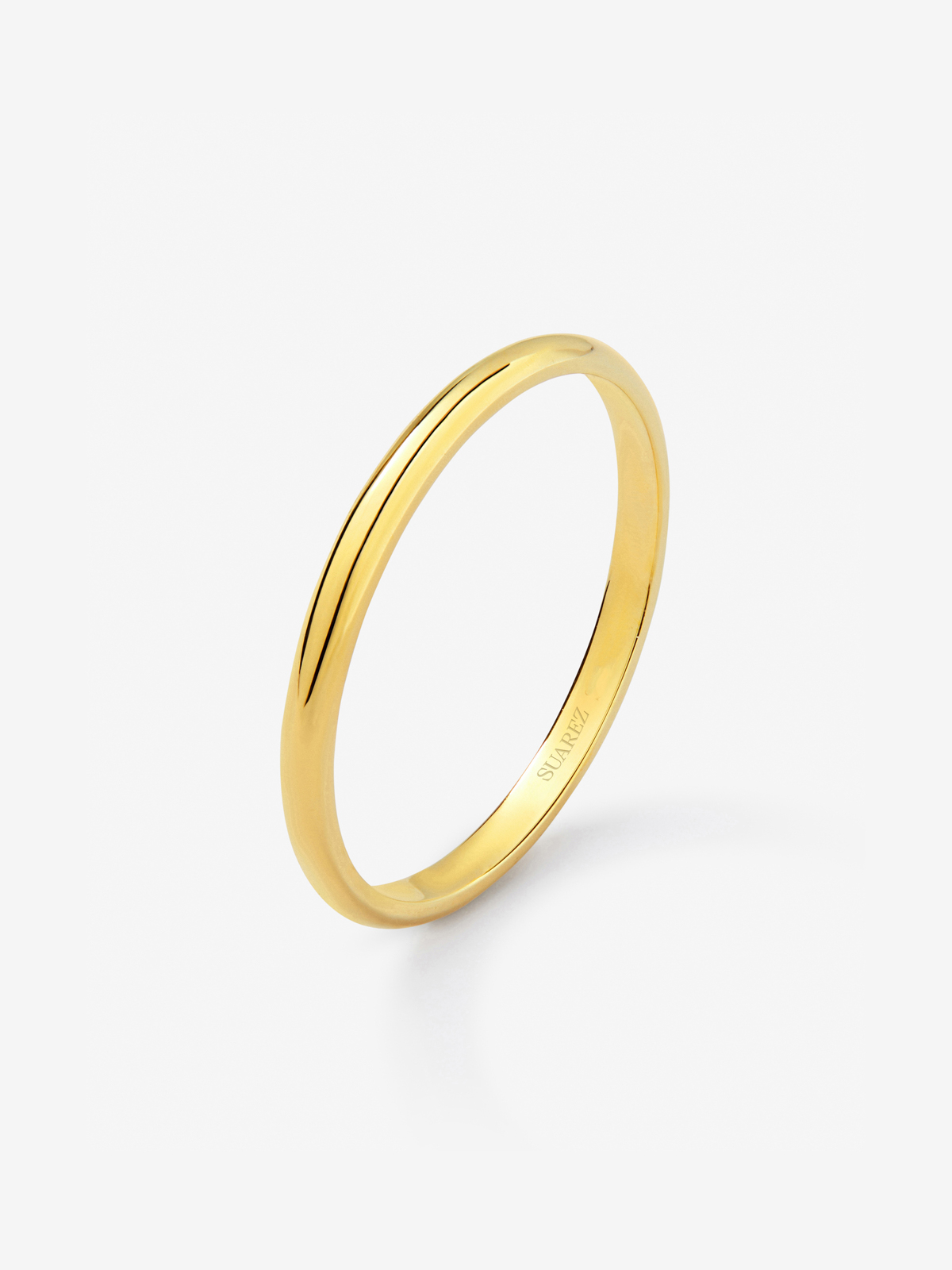 18K Yellow Gold Wedding Ring of 1.70mm