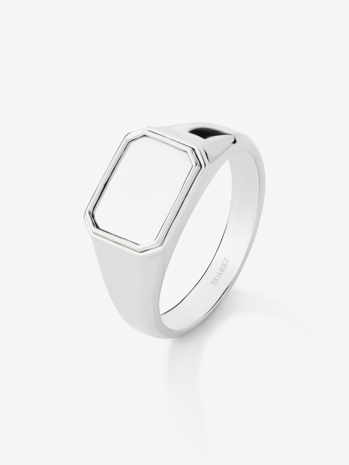 925 silver medium signet ring