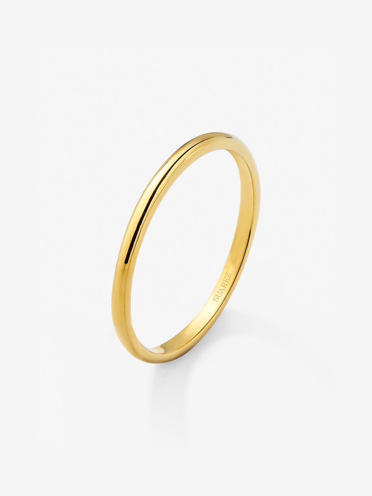 18K yellow gold wedding ring